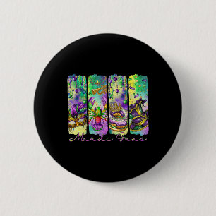 Mardi Gras Coquette Bow Kostume Frauen Männer Shen Button