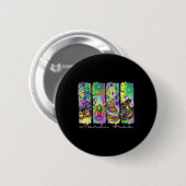 Mardi Gras Coquette Bow Kostume Frauen Männer Shen Button (Vorne & Hinten)