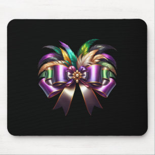 Mardi Gras Coquette Bow Lugano Gestern und Heute Mousepad