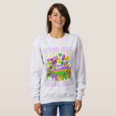 MARDI GRAS Coquette Masqerade Sweatshirt (Vorne ganz)