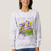 MARDI GRAS Coquette Masqerade Sweatshirt (Vorderseite)