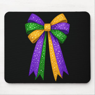 Mardi Gras Coquette-Schleife New Orleans Karneval Mousepad