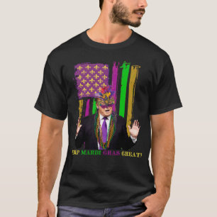 Mardi Gras Costume Behielt Mardi Gras Great Trump T-Shirt