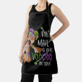 Mardi Gras Costume Don't Make Me Go All Voodoo Schürze (InSitu)