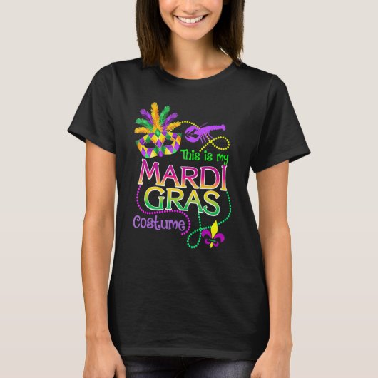 Mardi Gras Costume It's a Mardi Gras Thing Beads a T-Shirt (Vorderseite)