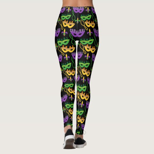Mardi Gras Costume Leggings (Rückseite)