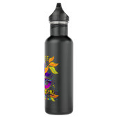 Mardi Gras Costume Let The Shenanigans Begin Mask Edelstahlflasche (Rechts)