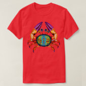Mardi Gras Crab 3 TShirt (Design vorne)
