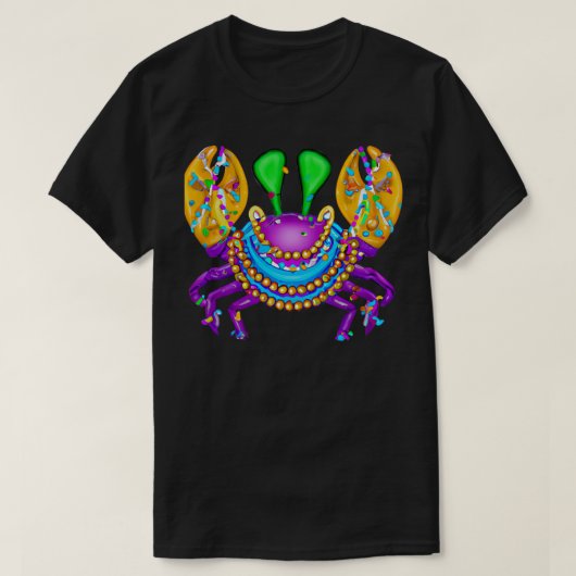 Mardi Gras Crab 4 TShirt (Design vorne)