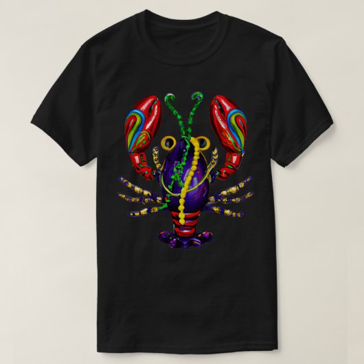 Mardi Gras Crawfish 2 TShirt (Design vorne)