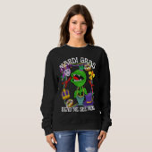Mardi Gras Crawfish Crawdad Feed Me Beads Jester H Sweatshirt (Vorne ganz)
