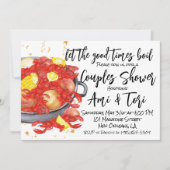 Mardi Gras Crawfish Einladung (Vorderseite)