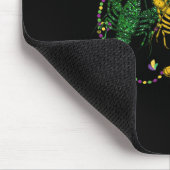 Mardi Gras Crawfish Funny Retro Parade Kostüm Adu Mousepad (Ecke)