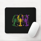 Mardi Gras Crawfish Funny Retro Parade Kostüm Adu Mousepad (Mit Mouse)