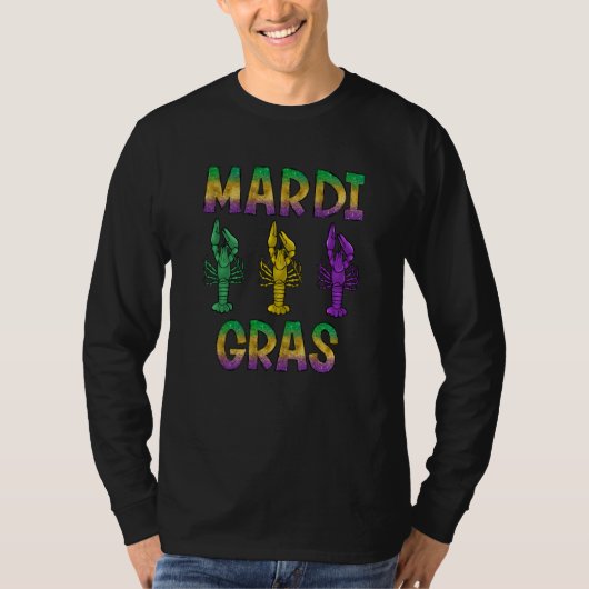 Mardi Gras Crawfish Happy Mardi Gras 2023 T-Shirt (Vorderseite)