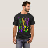 Mardi Gras Crawfish Jester Beads  Mardi Gras Party T-Shirt (Vorne ganz)