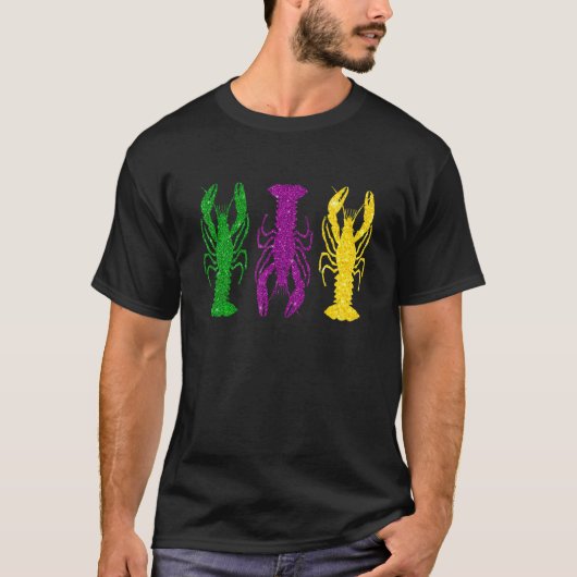 Mardi Gras Crawfish Mardi Gras Carnival Party Fest T-Shirt (Vorderseite)