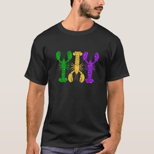 Mardi Gras Crawfish Mardi Gras Carnivals Party Hol T-Shirt (Vorderseite)