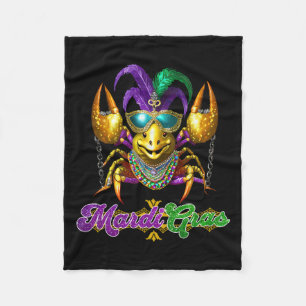 Mardi Gras Crawfish Party Kostümmaske Federn Seien Fleecedecke
