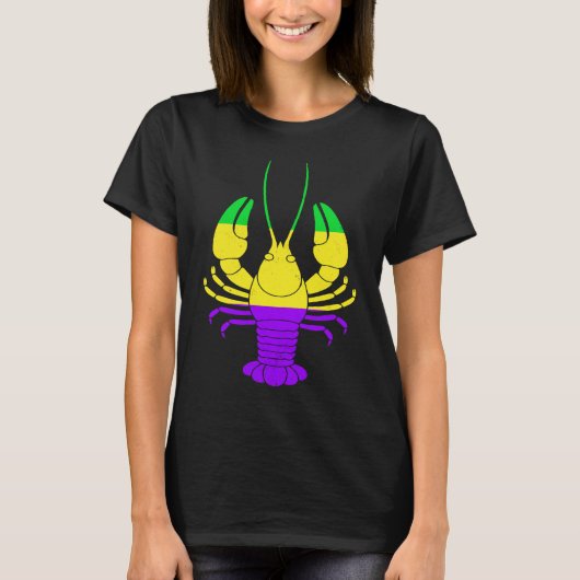 Mardi Gras Crawfish T-Shirt (Vorderseite)