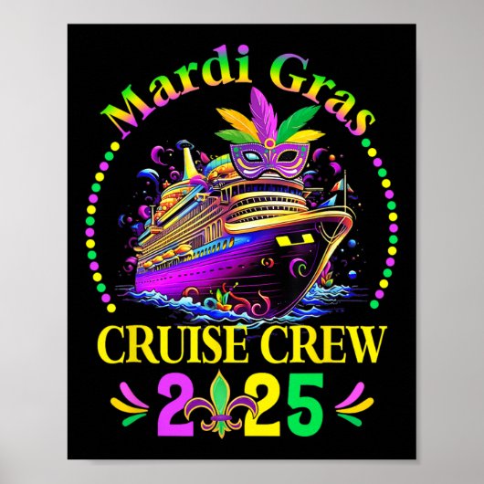 Mardi Gras Crew 2025 Ristorante La Lanchetta Poster (Vorne)