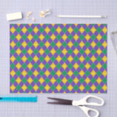 Mardi Gras Crown Pattern Seidenpapier (Handwerk)