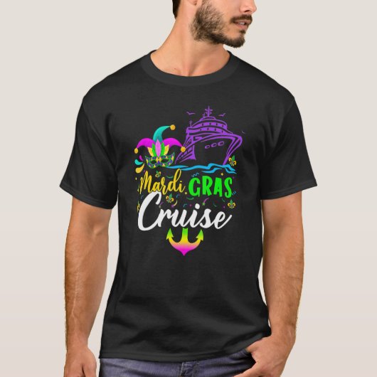 Mardi Gras Cruise Carnivals Cruising Matching Grou T-Shirt (Vorderseite)