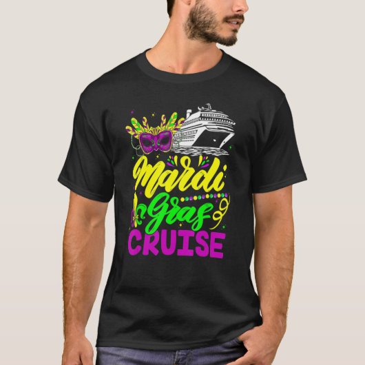 Mardi Gras Cruise Carnivals Party Matching Group F T-Shirt (Vorderseite)