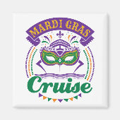 Mardi Gras Cruise Magnet (Vorne)