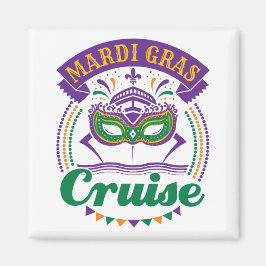Mardi Gras Cruise Magnet