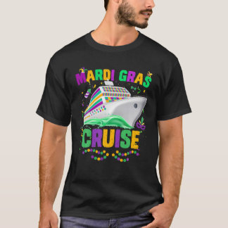Mardi Gras Cruise Mask Party T-Shirt