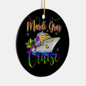 Mardi Gras Cruise Matching Family Karneval Party Keramik Ornament (Rechts)