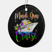 Mardi Gras Cruise Matching Family Karneval Party Keramik Ornament (Links)
