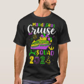 Mardi Gras Cruise Squad 2024 T-Shirt (Vorderseite)