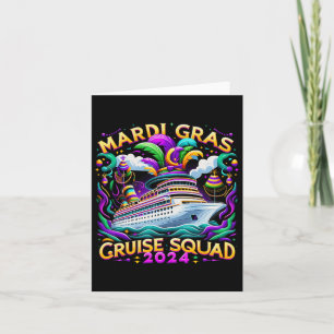 Mardi Gras Cruise Squad 2025 Familienmatching Karte