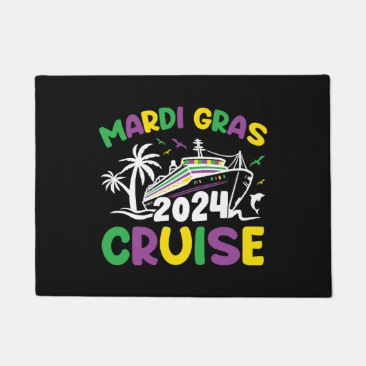 Mardi Gras Cruise Squad Fußmatte (Vorderseite)