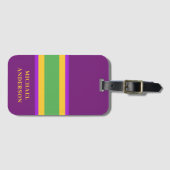 Mardi Gras Custom Gepäckanhänger (Vorderseite (Horizontal))