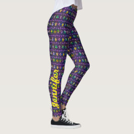 Mardi Gras Custom Leggings Yoga K Lauf Oster