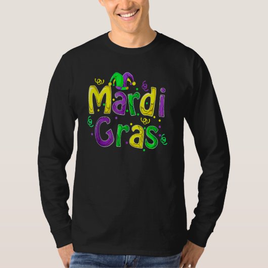 Mardi Gras Cute Carnival Fat Tuesday Funny_1 T-Shirt (Vorderseite)