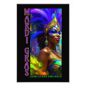 Mardi Gras Dancer Fotodruck (Vorne)