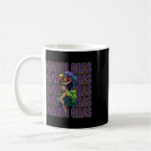 Mardi Gras Dancer Sticker Kaffeetasse (Links)