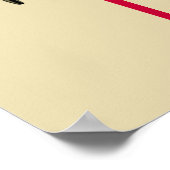 Mardi Gras Dancer, Text bearbeiten Poster (Ecke)