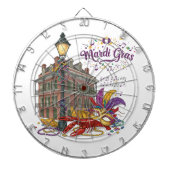 Mardi Gras Dartscheibe (vorne)