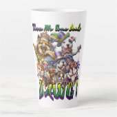 Mardi Gras Dawg Milchtasse (Vorderseite)