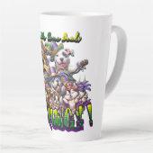 Mardi Gras Dawg Milchtasse (Rechte Ecke)