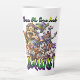 Mardi Gras Dawg Milchtasse