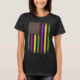 Mardi Gras Dekoration Mardi Gras The The Flag T-Shirt