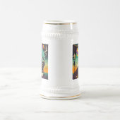 Mardi Gras Der rauchende Mann Bierglas (Mittel)