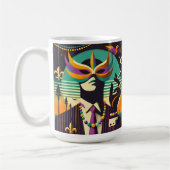 Mardi Gras Der rauchende Mann Kaffeetasse (Links)