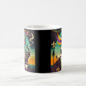 Mardi Gras der Raucher Kaffeetasse (Mittel)